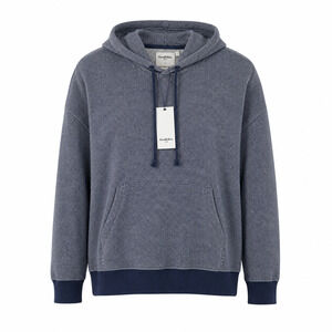 Goodfellow & Co Men's XXL Hooded Sweatshirt Blue Textured Pullover FAST SHIPPING